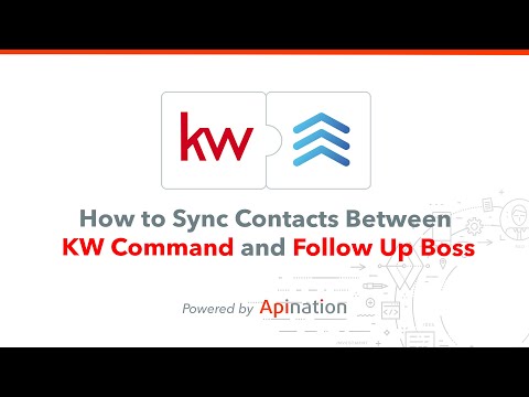 How to Sync Follow Up Boss and KW Command — Create a two way sync from Follow Up Boss to Command