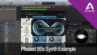 Video thumbnail for Clearmountain's Phases Plugin by Apogee - Flanger/Phaser 80s Synth Example by Apogee Electronics