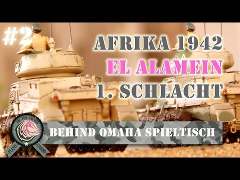 Behind Omaha Spieltisch "El Alamein, 1. Schlacht, Afrika 1942"