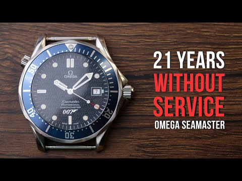 Omega Seamaster 21 years without service: What Happens?