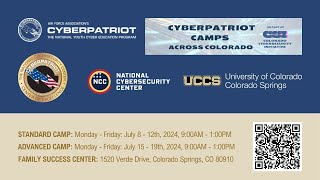 Colorado AFA CyberPatriot 2024 Summer Camp - Colorado Springs