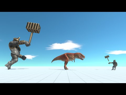GIANT & TINY GHOR HAMMER vs EVERY UNIT - Animal Revolt Battle Simulator