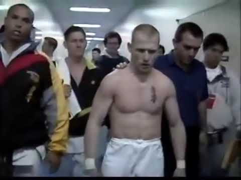 Elite Kyokushin karate fighters