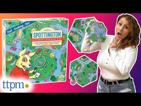 Spottington Board Game from eeBoo Instructions + Review!
