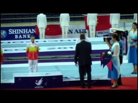Award Ceremony for Women's AA 2014 Asian Games Incheon