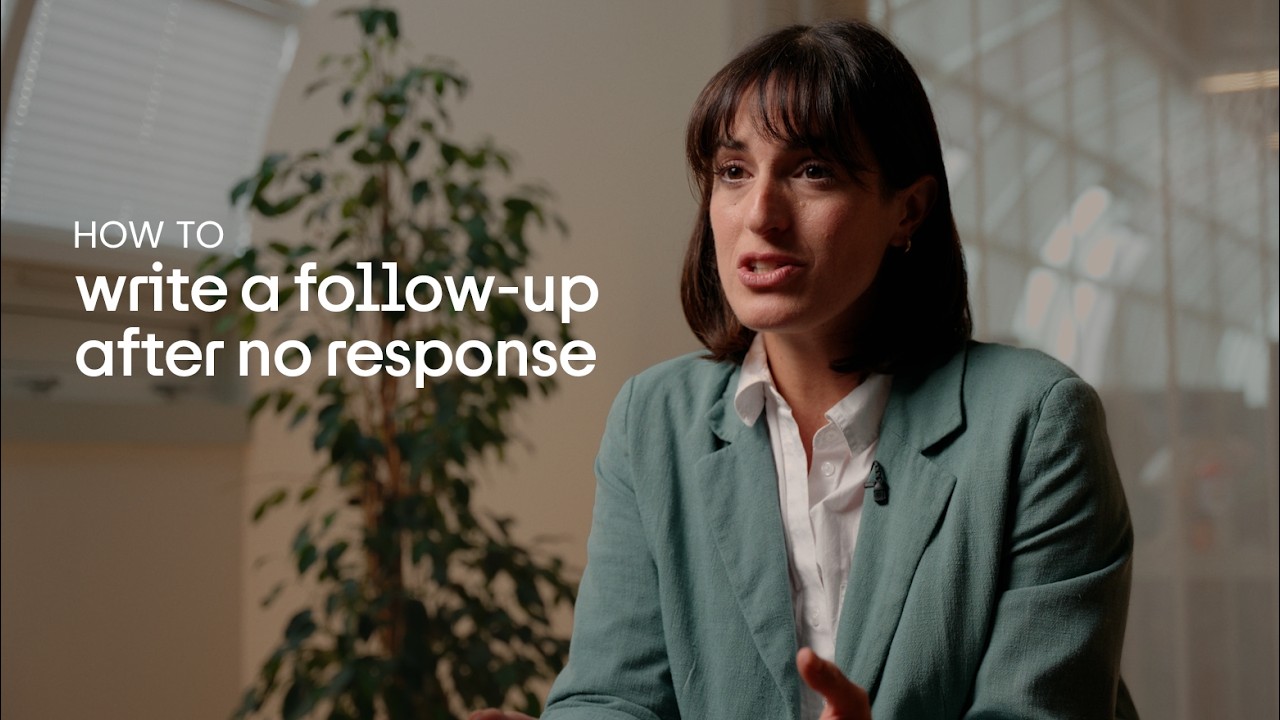 How to write a follow-up email that gets replies video thumbnail