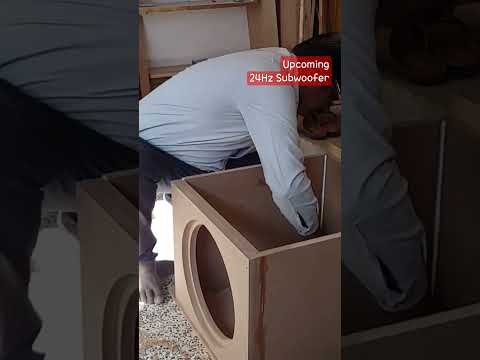 DIY Subwoofer build 12" | Deep bass | 24Hz enclosure | Pioneer