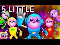 Five Little Monkeys Jumping On The Bed Part 2 The Robot Monkeys ChuChu TV Kids Songs