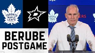 Craig Berube | Post Game vs. Dallas Stars | April 13, 2026