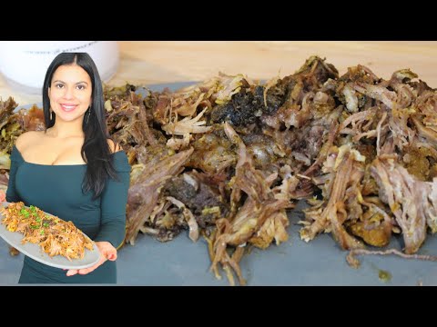 TENDER and JUICY Puerto Rican SLOW COOKER PERNIL 🇵🇷┃Healthy Pork Shoulder Recipe