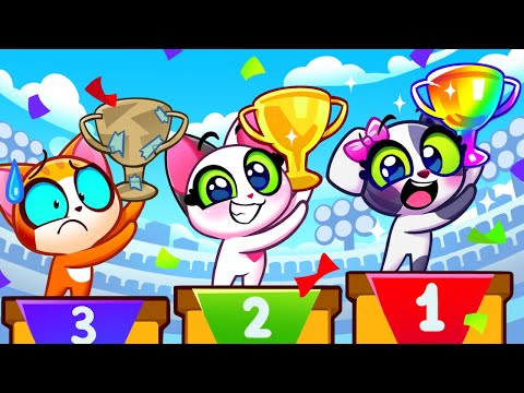 Fun Sports Day 🏃‍♂️ Obstacle Run 🏆 Teamwork + More Interactive Fun Cartoons for Kids 😻 Purr-Purr
