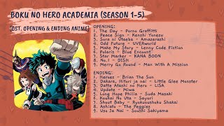 Download lagu PLAYLIST OST OPENING & ENDING ANIME BOKU NO HERO ACADEMIA [SEASON 1-5] mp3