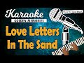 Karaoke LOVE LETTERS IN THE SAND - Pat Boone
