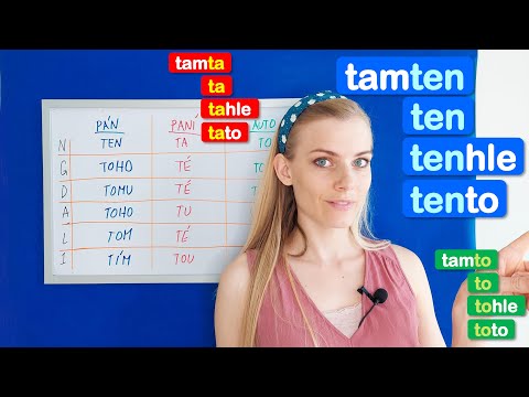 💡 Everything You Need to Know about Demonstrative Pronouns 1️⃣ (ten, tenhle, tenhleten)