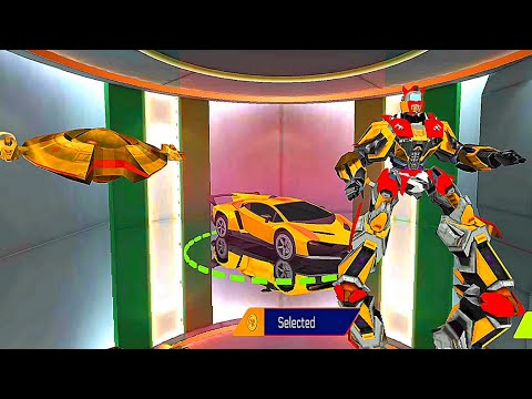 Flying UFO Car Robot Transform Game 2021(By Grand Superhero Games) - Android Gameplay
