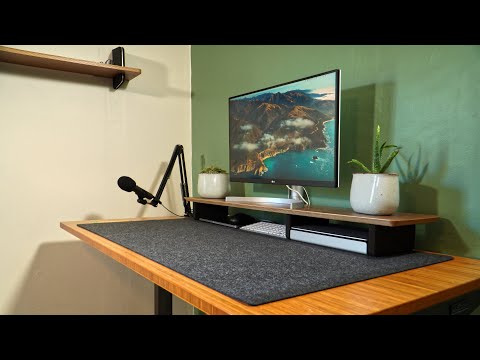 My NEW Home Office Makeover | Minimalist Desk Tour 2021