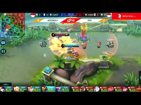 FINAL RRQ VS AEROWOLF ROXY BEKRAF GAME PRIME 2018 MOBILE LEGENDS MATCH 3