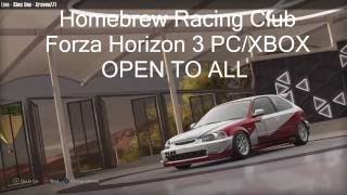 OPEN Forza Horizon 3 CLUB | Homebrew Racing