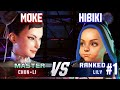 SF6 ▰ MOKE (Chun-Li) vs HIBIKI (#1 Ranked Lily) ▰ High Level Gameplay