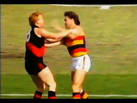 AFL Fight/Melee Michael Long Essendon VS Adelaide Crows 1991