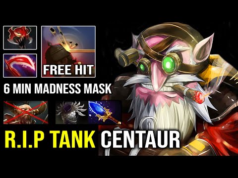 EVEN Centaur isn't Tank For this Sniper | WTF 6Min Madness Mask Desolator Knockback OP Hero Dota 2