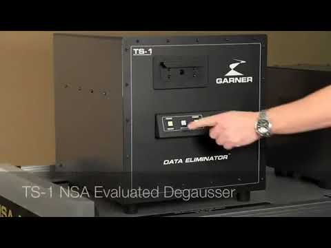 Video of the Garner TS-1E Continuous Duty Degausser Shredder