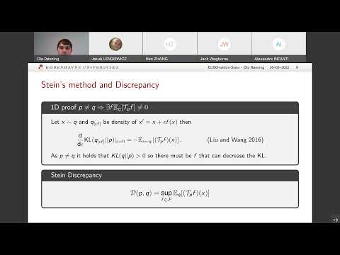 Ola Rønning: ELBO-within-Stein: General and integrated Stein Variational Inference