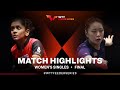 Sreeja Akula vs Lily Zhang | WS Final | WTT Feeder Corpus Christi 2024
