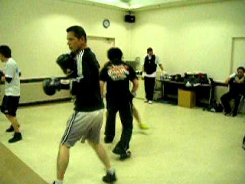 フットワーク練習