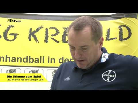 KR-TV.de 0454 DIE STIMME ZUM SPIEL - HSG Krefeld vs. TSV Bayer Dormagen