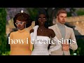 how i create my sims + sims dump | the sims 4