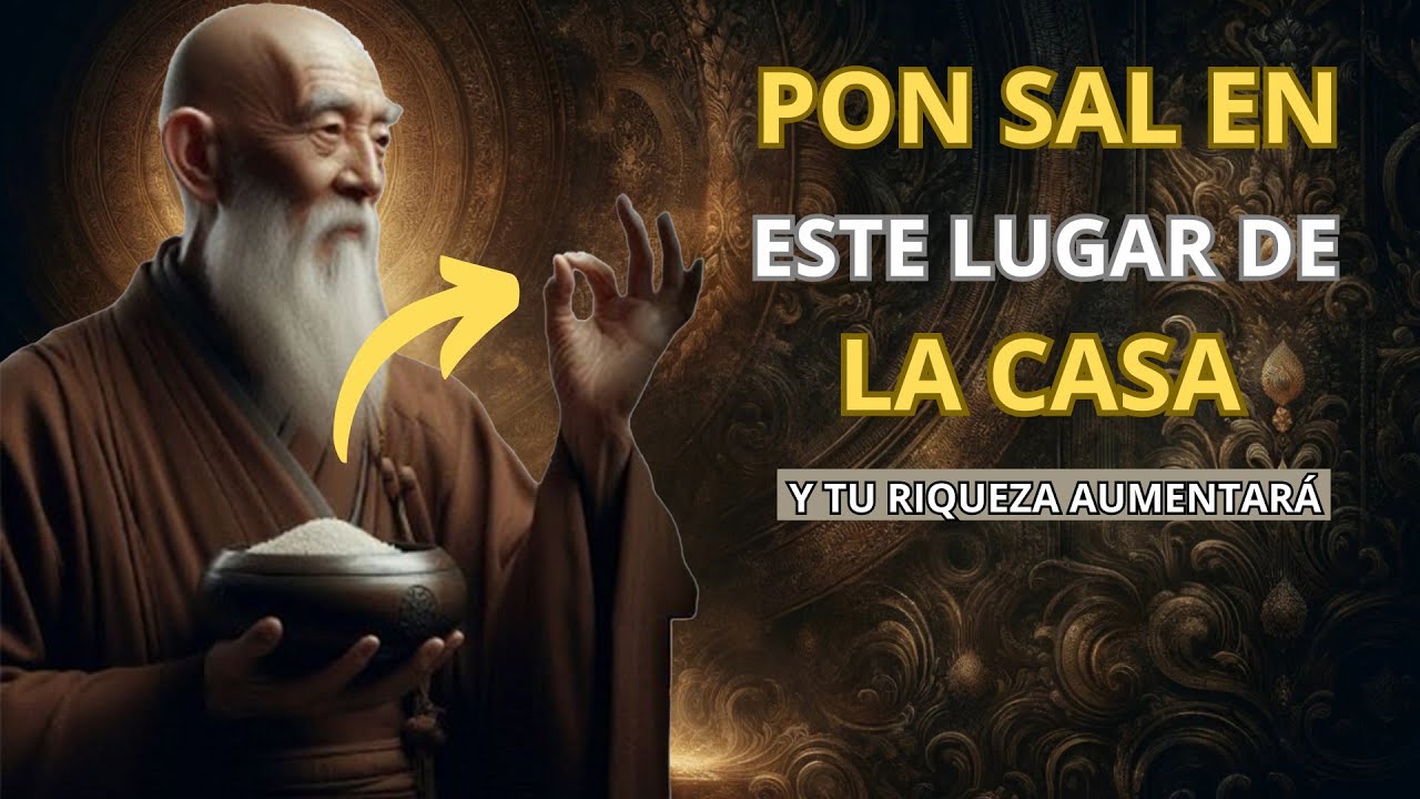 ¡PON SAL en ESTE RINCÓN de Tu CASA y Tendrás  RIQUEZA! |  ENSEÑANZAS BUDISTAS