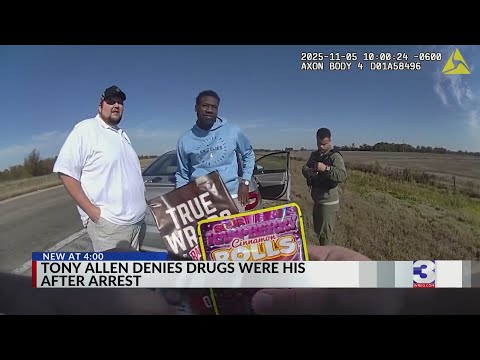 Tony Allen denies drugs were his after arrest