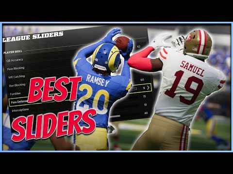 Best Sliders For Madden 22