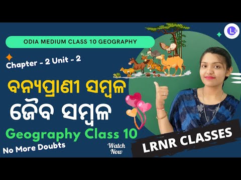 Banya Prani Sambala ବନ୍ୟପ୍ରାଣୀ ସମ୍ବଳ Class 10 Geography Chapter 2 | LRNR Classes