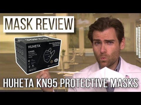 HUHETA KN95 mask review video thumbnail