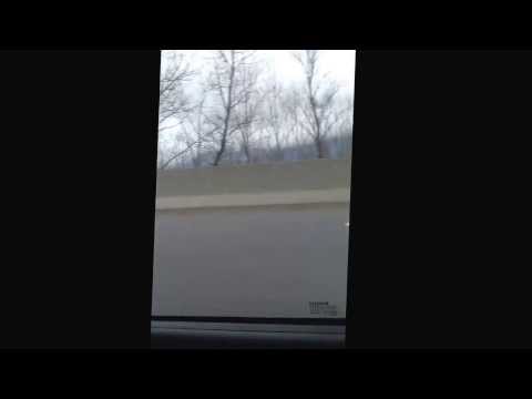 Les tours d'Aix les bains depuis l'autoroute A41