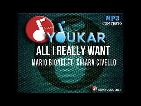 karaoke Mario Biondi ft  Chiara Civello  All I Really Want
