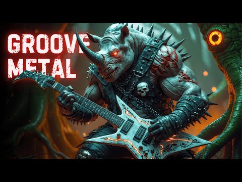 HEAVY GROOVE METAL MIX 2026 🦏 Crushing Riffs for Gym & Gaming (Instrumental)