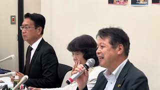 20260819 新政治団体結成会見「護憲リベラル共生」（ゴリラ）その2 幹事長 平岡秀夫前衆議院議員