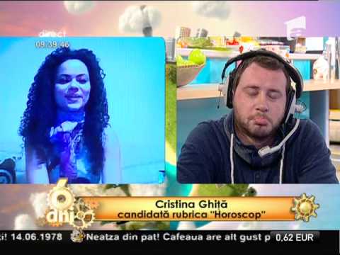 Cristina Ghiţă, candidată la rubrica "Horoscop"