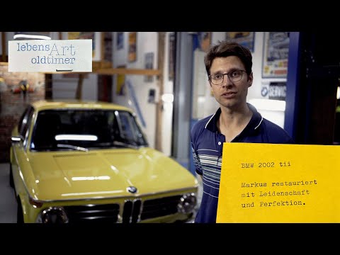 BMW 2002 tii - building a "new car" from parts boxes. Markus shows you his perfection.