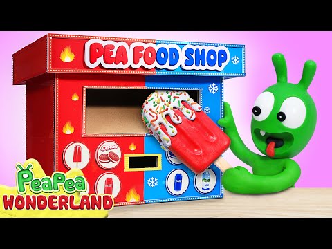 Pea Pea Opens Hot and Cold Food Store - Pea Pea Wonderland - Kids Cartoon