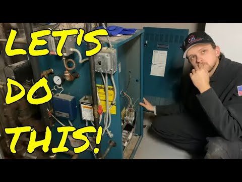 How To Run a Steam Boiler Maintenance Service Call - Step by Step Procedures on Burnham Gas Boiler