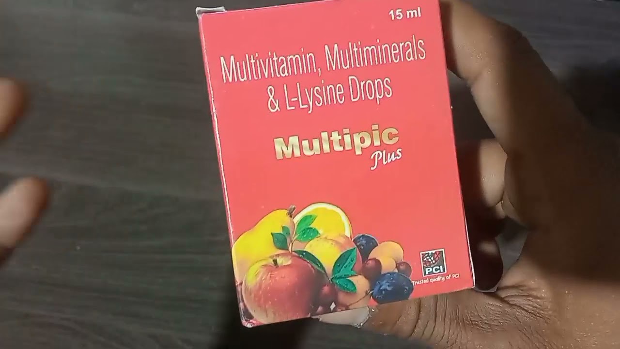 Multivitamin Multiminerals & L-Lysine Drops Benefits Dosage Side || Effects Raja medical store ASK
