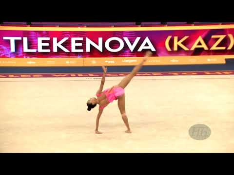 TLEKENOVA Adilya (KAZ) - 2019 Rhythmic Worlds, Baku (AZE) - Qualifications Ball