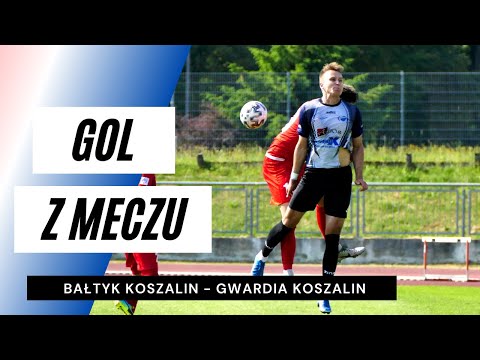 Gol z meczu Bałtyk Koszalin - Gwardia Koszalin (1:0)