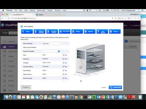 Creating Compute Offering Using Datera Primary Storage