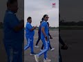 Touching down in style for the Womens #T20WorldCup 2024 fixture launch 🚁 #cricket #cricketshorts - Video
