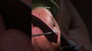 I cut off her Apple Watch, IPhone and AirPods while she was sleeping to make new handcrafted leather